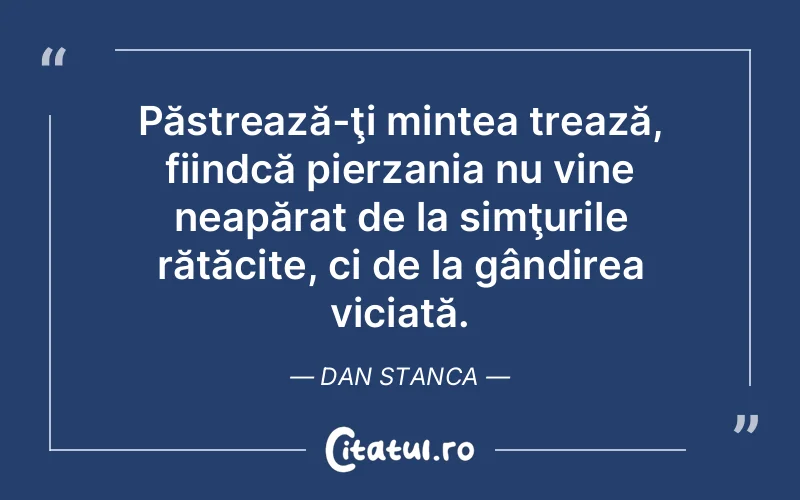 Citat Dan Stanca - citate viata