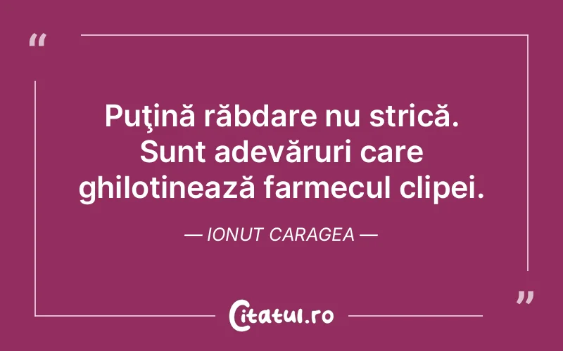 Citat Ionut Caragea - citate viata