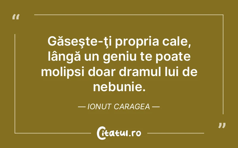 Citat Ionut Caragea - citate viata