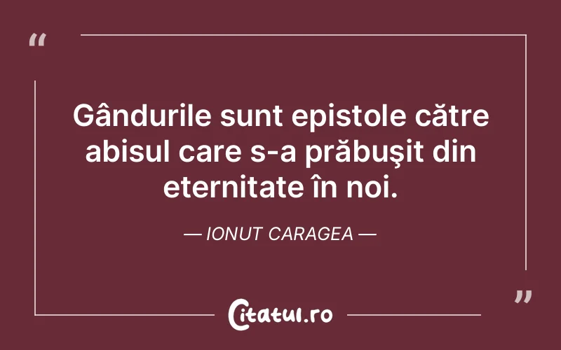 Citat Ionut Caragea - citate viata