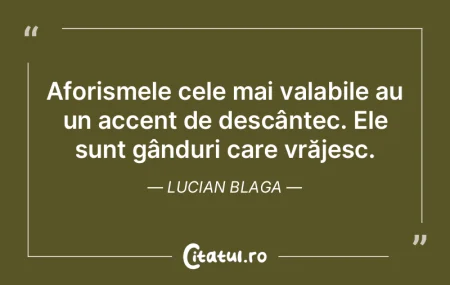 E plăcut şi îndrăzneţ să gândeşt...
