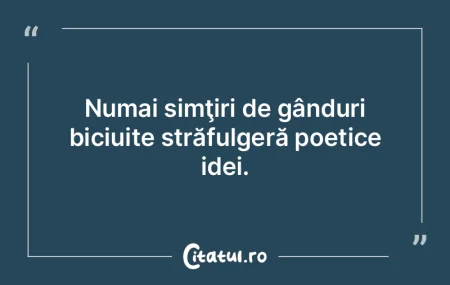 Să nu ne împărtăşim gândurile noas...