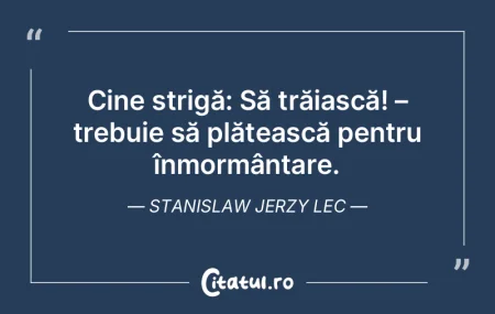 Furia neputincioasă face minuni. Stanis...