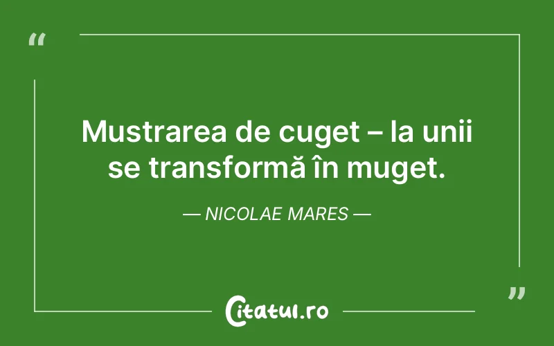 Citat Nicolae Mares - citate viata