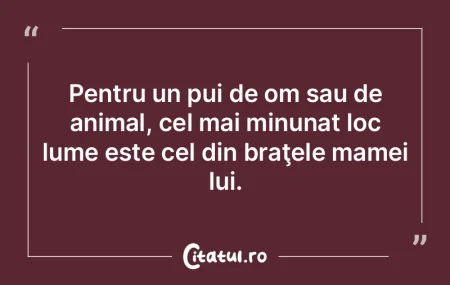 Nu vă temeți de perfecțiune, n-o s-o ...