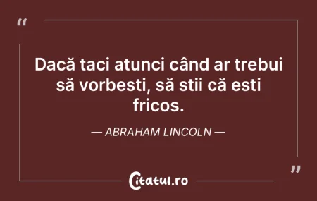 Frica este punctul de supremă concentra... Frica este punctul de supremă concentra...