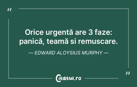 Cine va pofti ceva, se va și teme de ce...