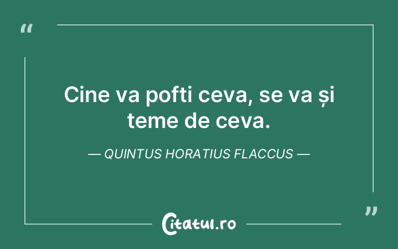 Citat Quintus Horatius Flaccus - citate viata