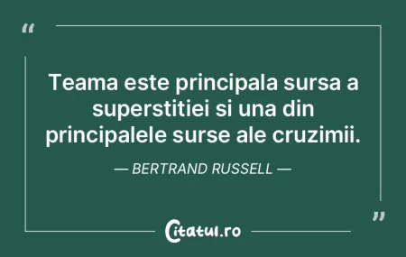 Frica de pericol trebuie sa fie un imbol... Frica de pericol trebuie sa fie un imbol...