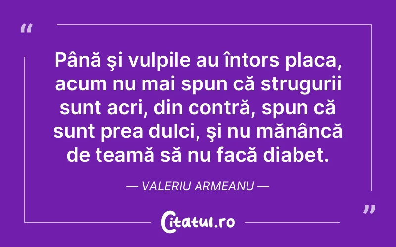 Citat Valeriu Armeanu - citate viata