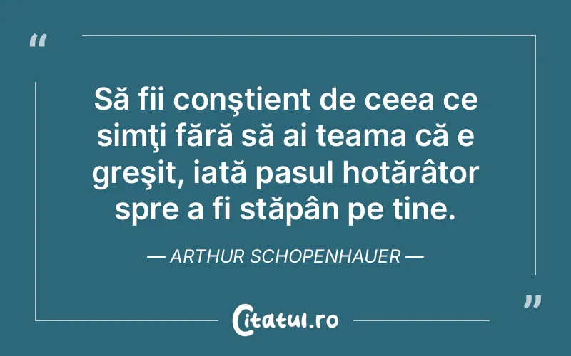 Citat Arthur Schopenhauer - citate viata