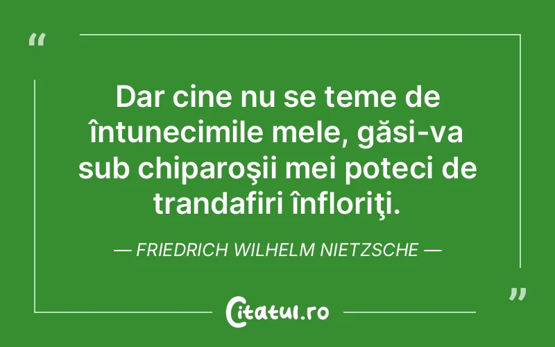 Citat Friedrich Wilhelm Nietzsche - citate viata