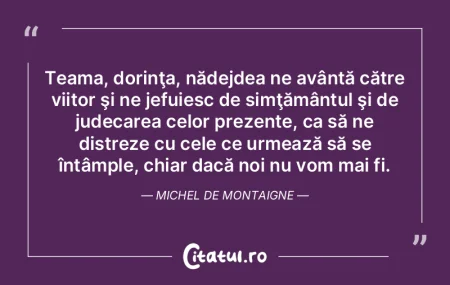 Nu te teme de clipă! Aşa cântă glasu...
