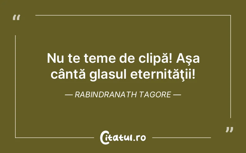 Citat Rabindranath Tagore - citate viata