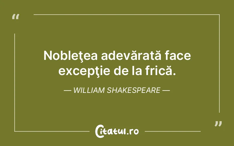 Citat William Shakespeare - citate viata