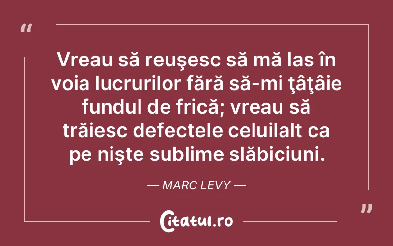 Citat Marc Levy - citate viata