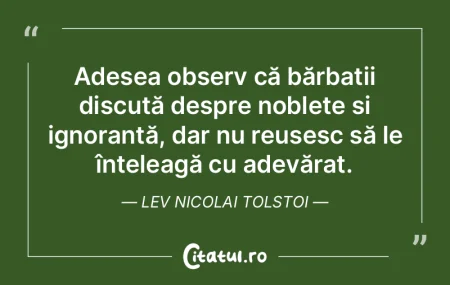 Este insuficient să vorbești despre vi...
