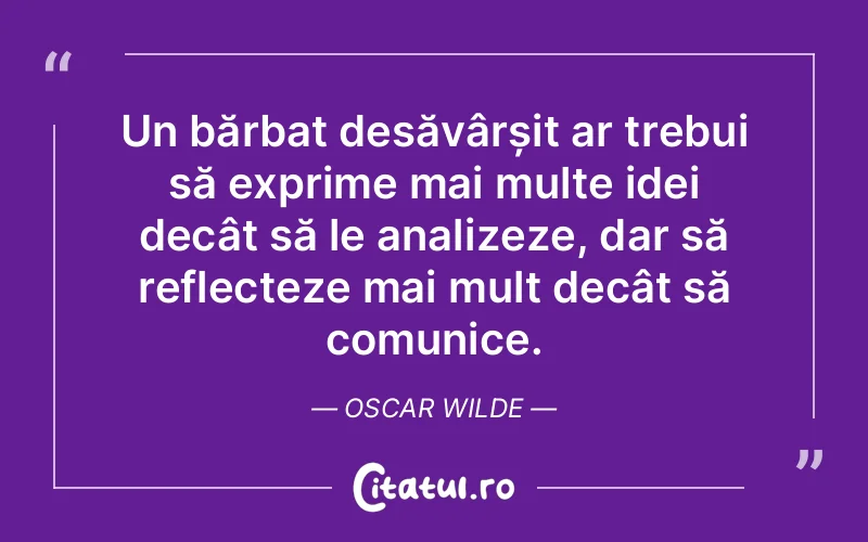Citat Oscar Wilde - citate viata