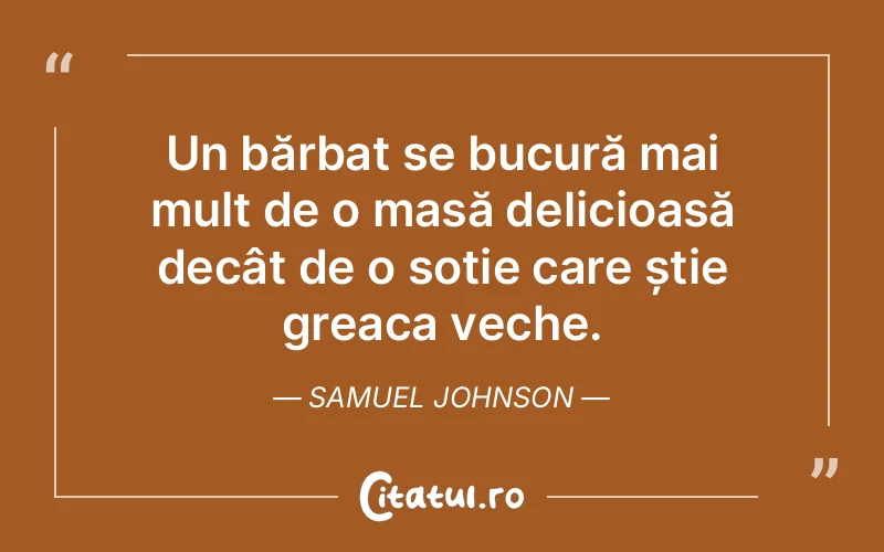 Citat Samuel Johnson - citate viata