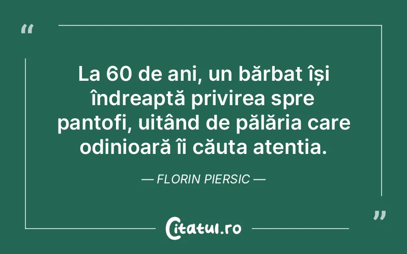 Citat Florin Piersic - citate viata