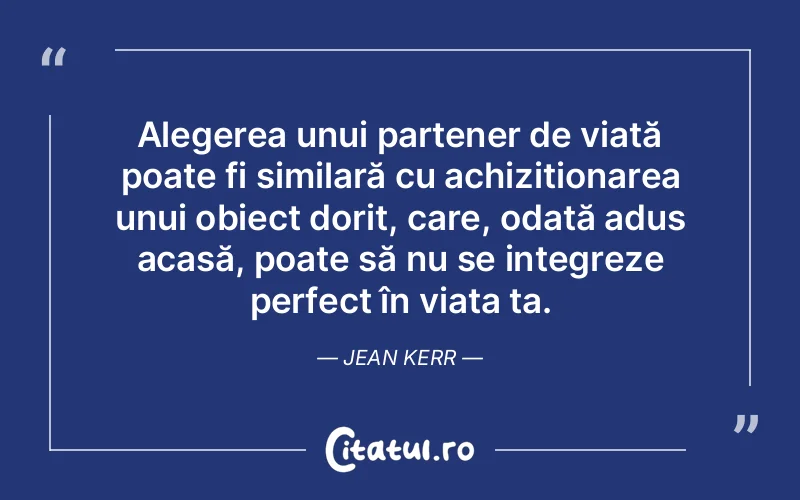 Citat Jean Kerr - citate viata