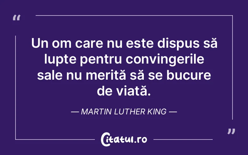 Citat Martin Luther King - citate viata