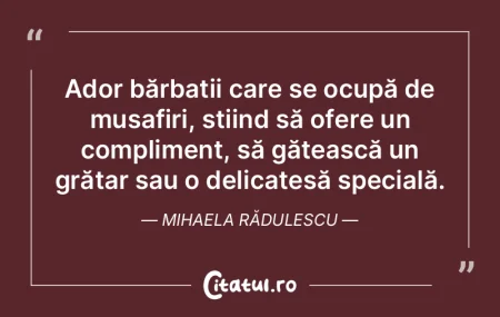 Acesta este bărbatul, un exemplu perfec...