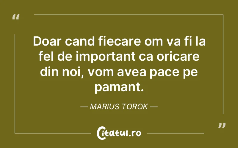 Citat Marius Torok - citate viata