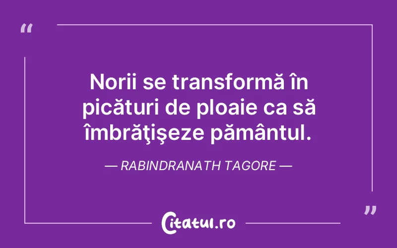 Citat Rabindranath Tagore - citate viata