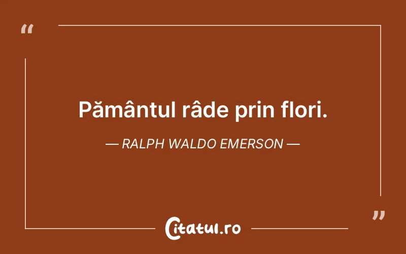 Citat Ralph Waldo Emerson - citate viata