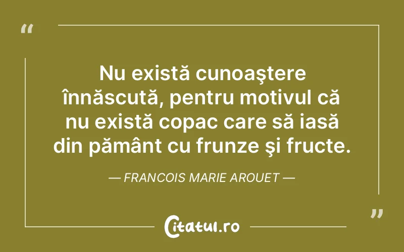 Citat Francois Marie Arouet - citate viata