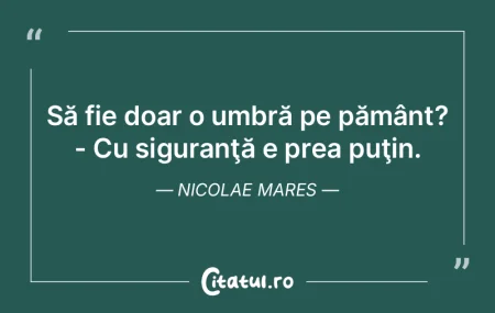 Egalitatea perfectă e la doi metri sub ...