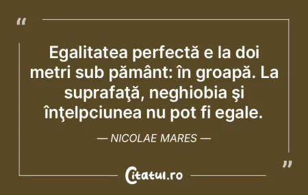 Oamenii au o dimensiune fizică modestă...