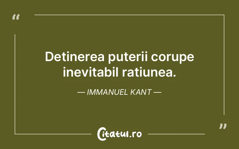 Citat Immanuel Kant - citate viata