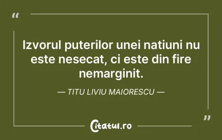 In vremuri de mare importanta nici un ge...