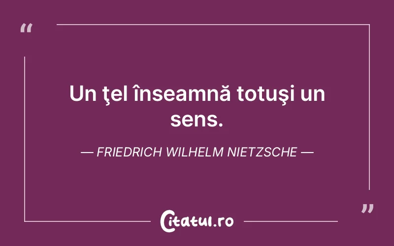 Citat Friedrich Wilhelm Nietzsche - citate viata