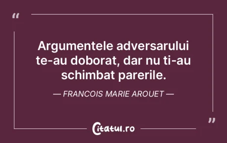 Schimbarea nu este indispensabila, supra...