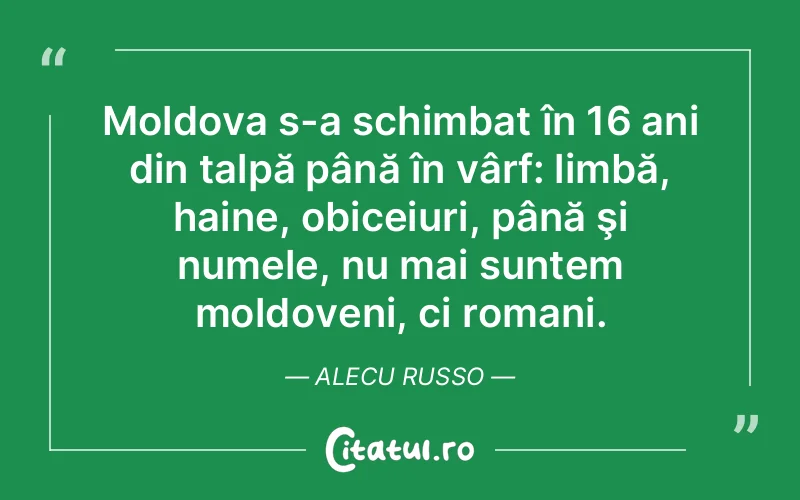 Citat Alecu Russo - citate viata