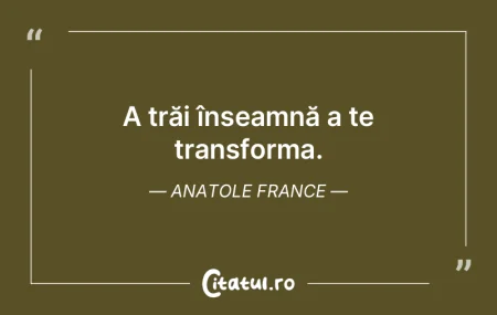 Numai schimbarea este statornică. Arthu...