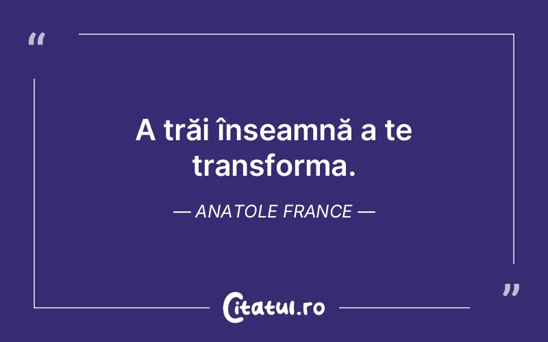 Citat Anatole France - citate viata