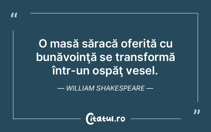 Citat William Shakespeare - citate viata