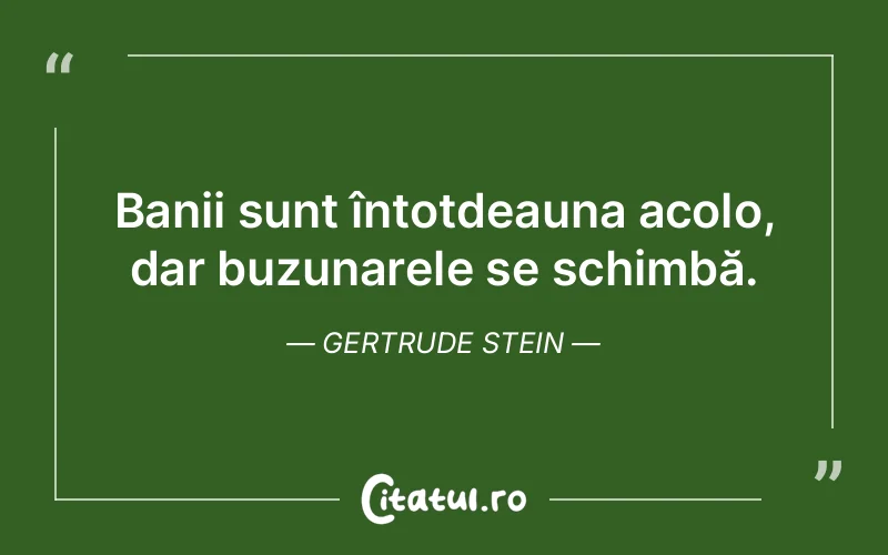 Citat Gertrude Stein - citate viata