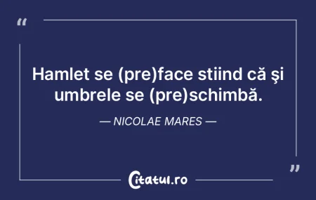 Guvernanți, luați seama! Doar educați...