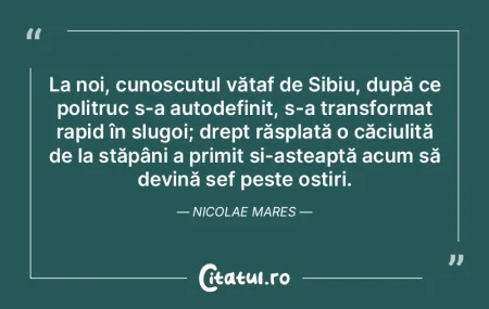 Nu toți care-și schimbă masca își s... Nu toți care-și schimbă masca își s...