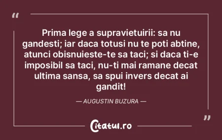 Prețul măreției este responsabilitate...