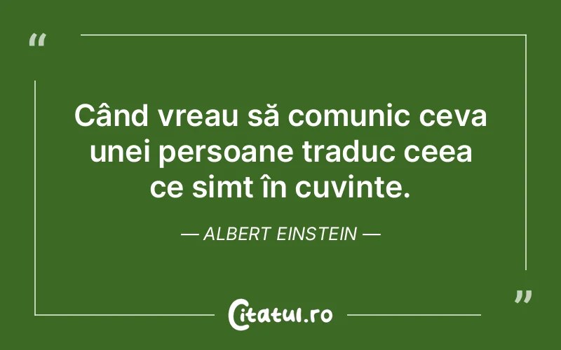 Citat Albert Einstein - citate viata