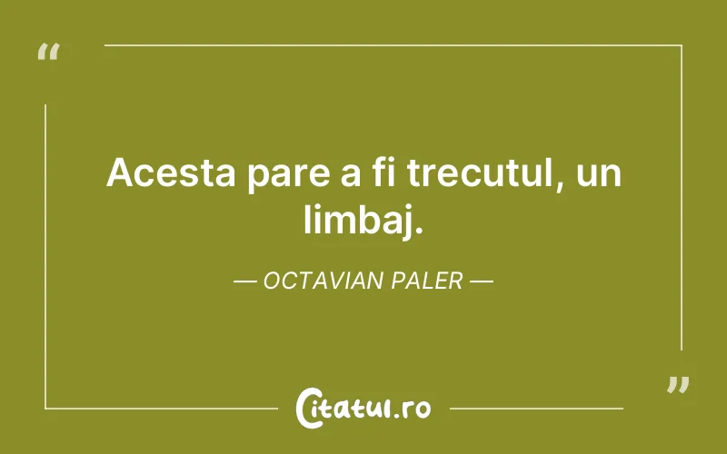 Citat Octavian Paler - citate viata