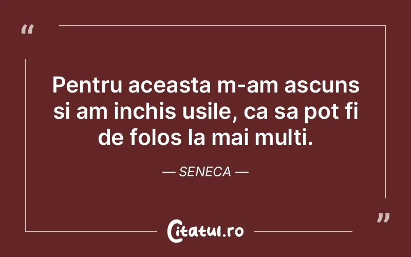 Citat Seneca - citate viata