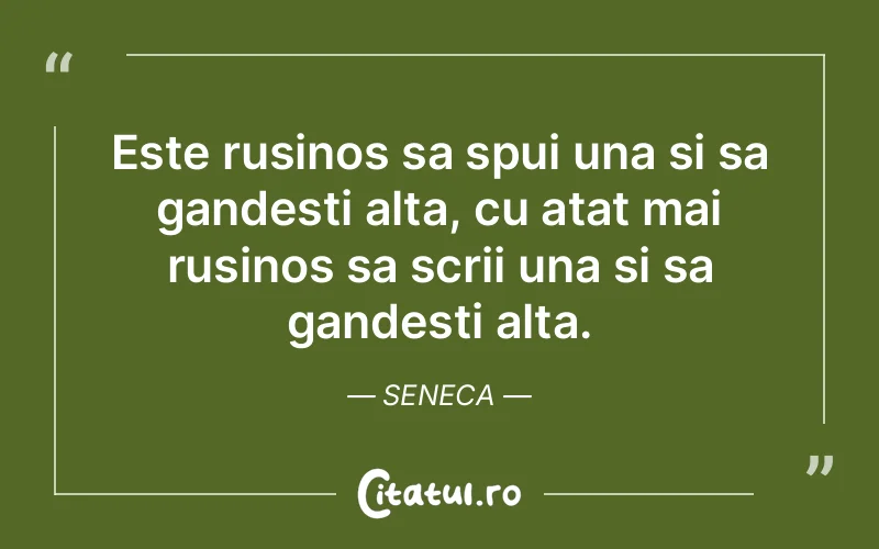 Citat Seneca - citate viata