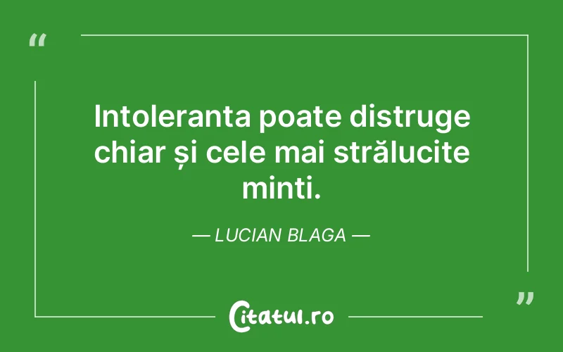 Citat Lucian Blaga - citate viata